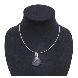 necklace cats eye black