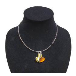 necklace cats eye orange