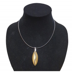 necklace cats eye yellow