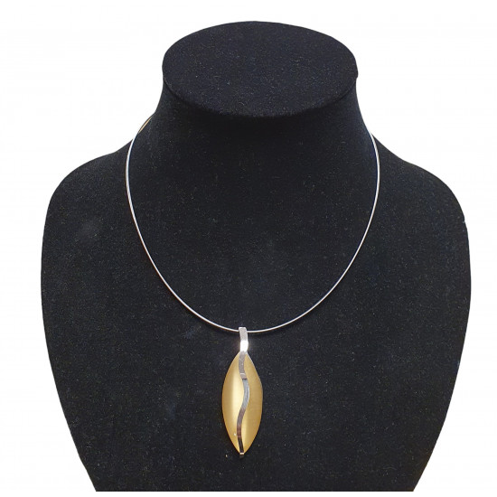 necklace cats eye yellow