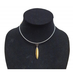 necklace cats eye yellow