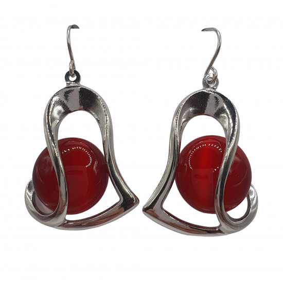 red cat eye earrings red cat eye earrings
