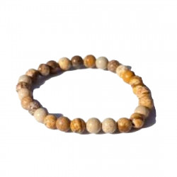 landscape Jasper Bracelet 6mm