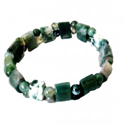 tank moss agate bracelet