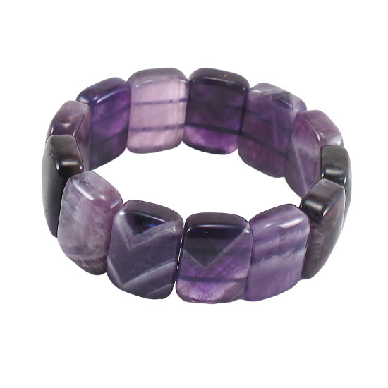 Rectangular Fluorite Bracelet