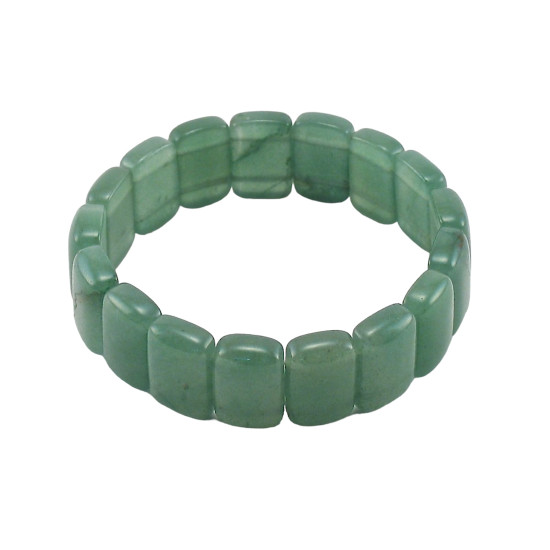 Rectangular Green Aventurine Bracelet