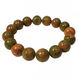 Unakite Bracelet 10mm