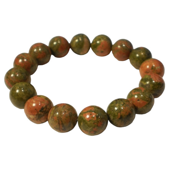 Unakite Bracelet 10mm