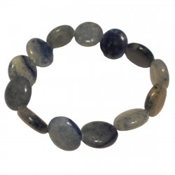 Bracelet aventurine bleu rond