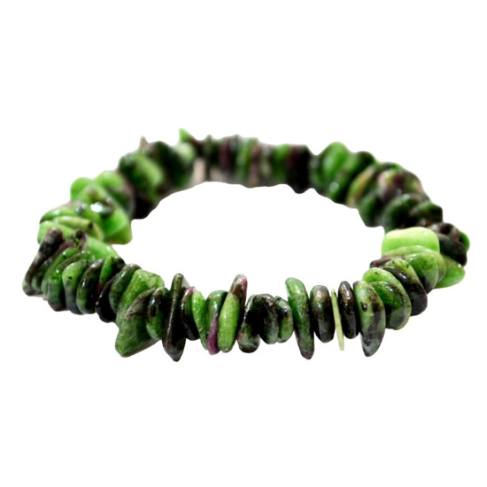 Ruby Zoisite Bracelet Baroque 