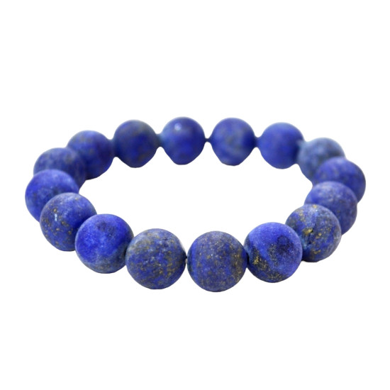 Lapis Lazuli Bracelet  12mm Matte 