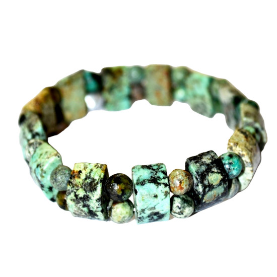 African Turquoise Tank Bracelet