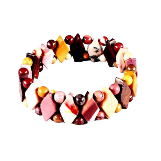 Diamond Shaped Mookaite Bracelet