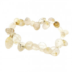 Rutilated Quartz Bracelet Baroque 