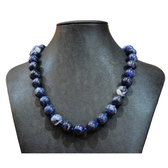 sodalite necklace 12mm