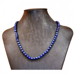 lapis lazuli necklace 6mm