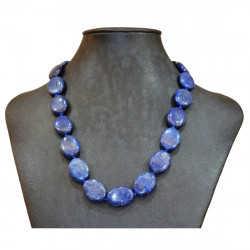 oval lapis lazuli necklace 19mm