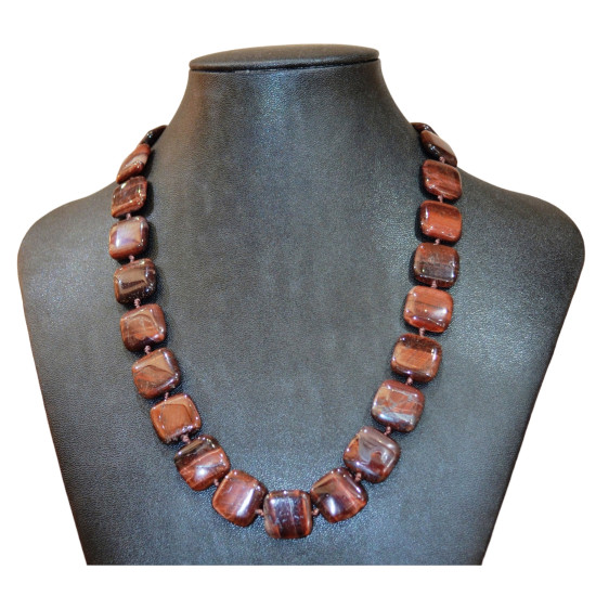 square bull's eye necklace 15mm