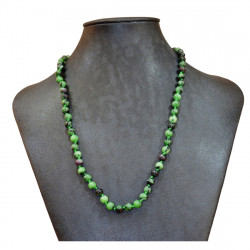 zoisite ruby necklace 4mm