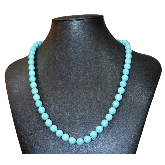 turquoise necklace 8mm
