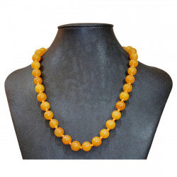 Collier aventurine orange 10mm