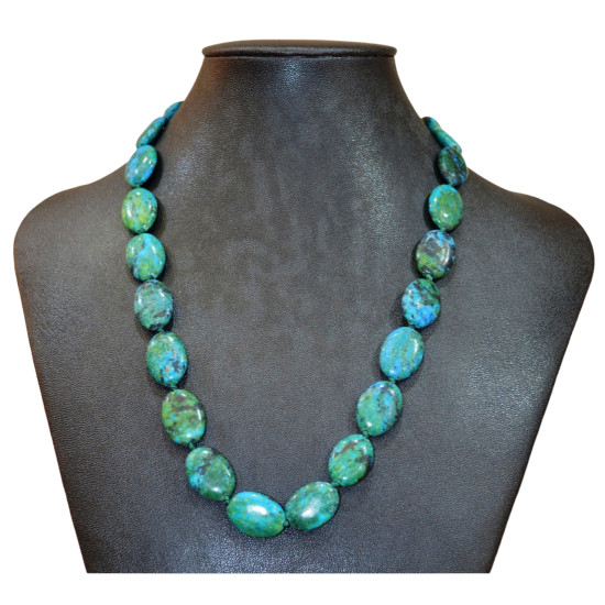 chrysocolla necklace 16mm