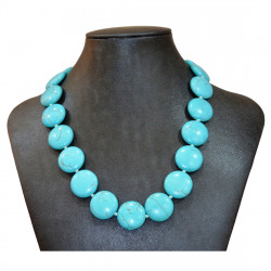 Collier turquoise rond