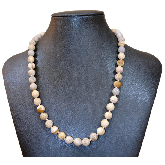 landscape jasper necklace 8mm