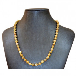 Collier jaspe paysage 4mm