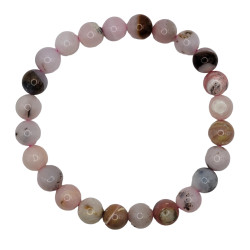 bracelet opale rose 8mm