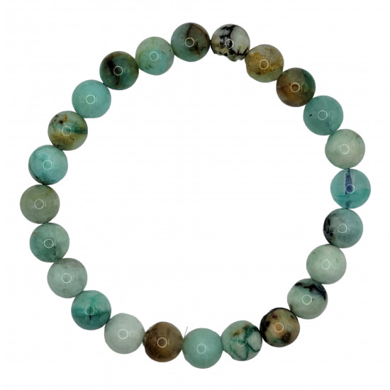 Azurite and Malachite Bracelet 8mm