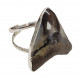 Sterling Silver real megalodon fossil tooth Bracelet