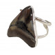 Sterling Silver real megalodon fossil tooth Bracelet