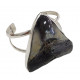 Sterling Silver real megalodon fossil tooth Bracelet