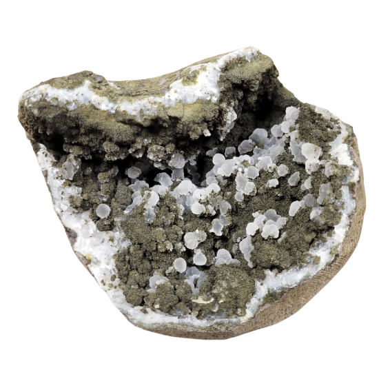 Chalcedony on Julgoldite
