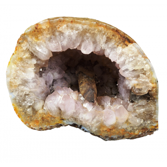 amethyst and calcite (pair)
