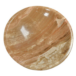 Onyx dark Round ashtray - plate