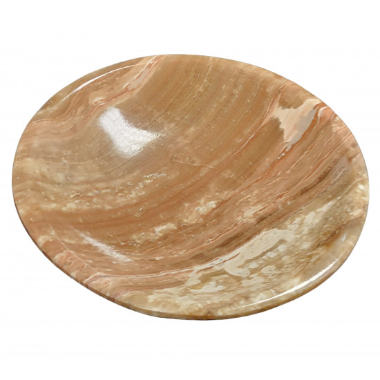 Onyx dark Round ashtray - plate