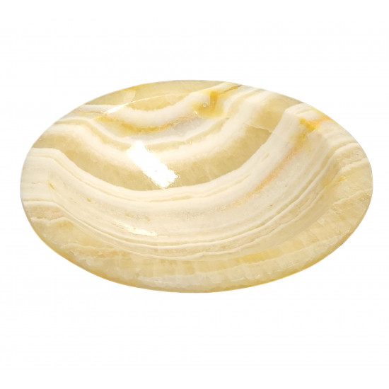 cendrier - plat onyx rond