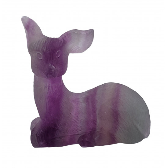 Deer rainbow fluorite