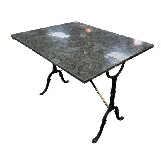 Labradorite stone table