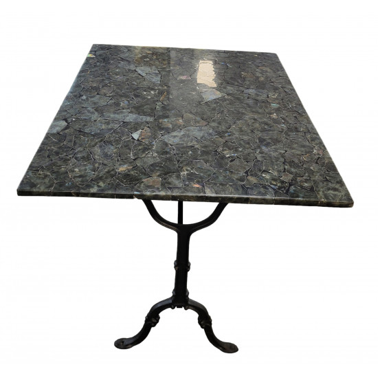 Labradorite stone table