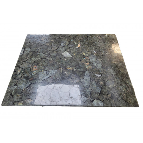 Labradorite stone table