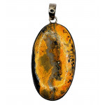 pendant bumblebee jasper silver