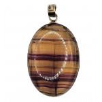 pendant fluorite silver
