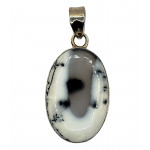 pendant dendrite agate silver