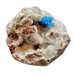 Pentagonite on stilbite