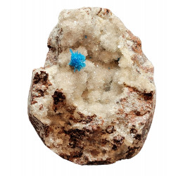 Pentagonite on stilbite