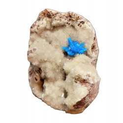Pentagonite on stilbite