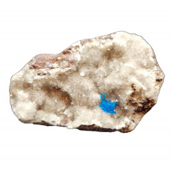 Pentagonite on stilbite